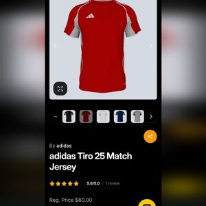 Adidas Tiro 25 Competition Training Jersey Large